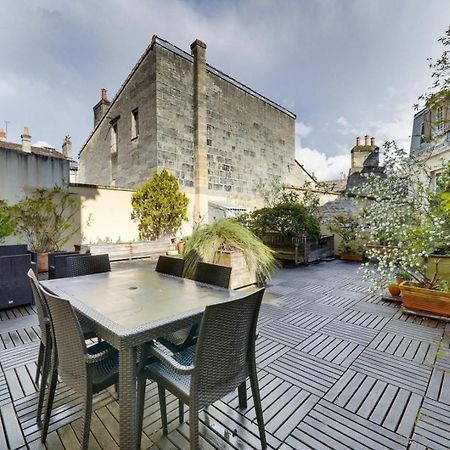 Lovely Apartment With Exceptional Terrace Bordéus Exterior foto