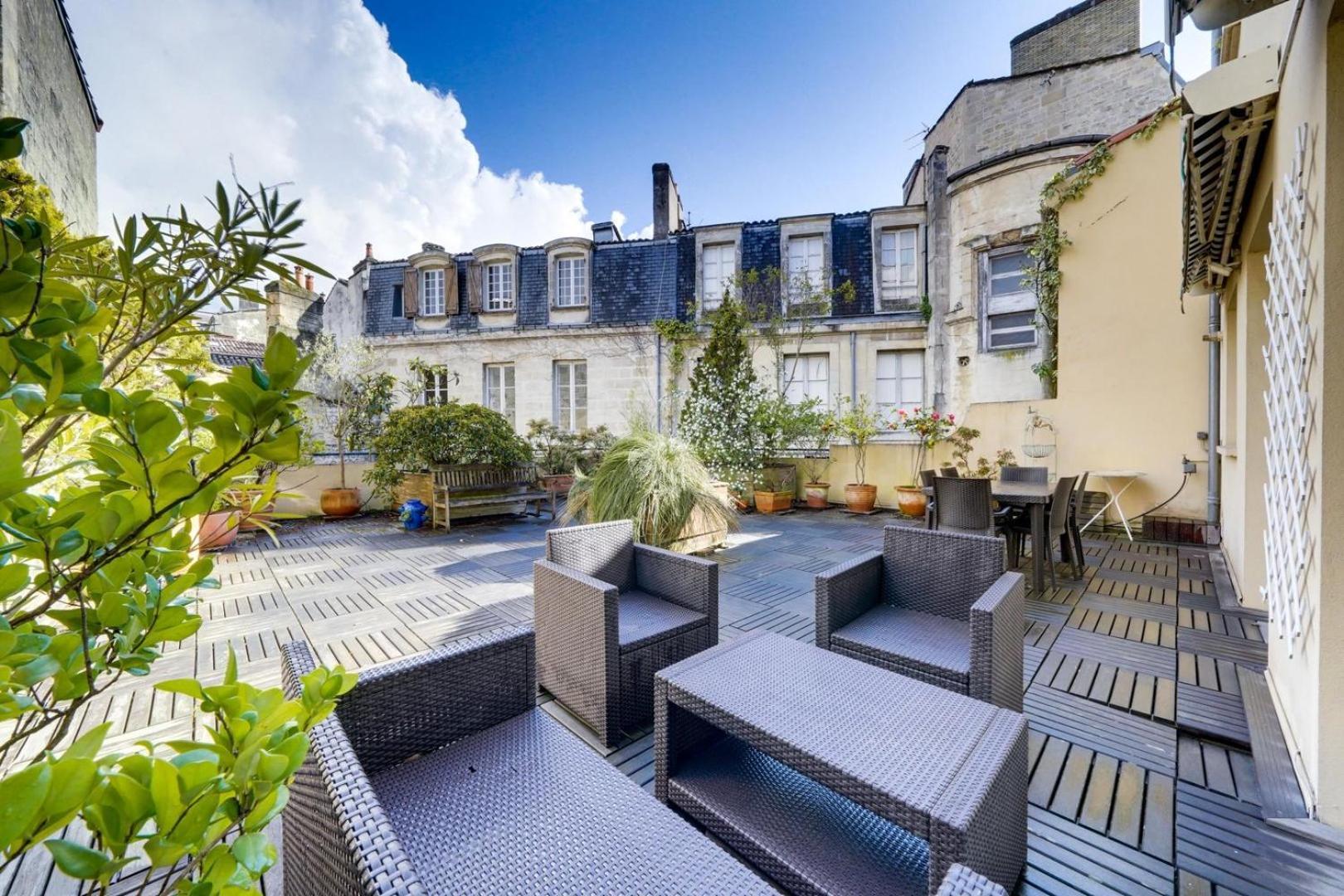 Lovely Apartment With Exceptional Terrace Bordéus Exterior foto
