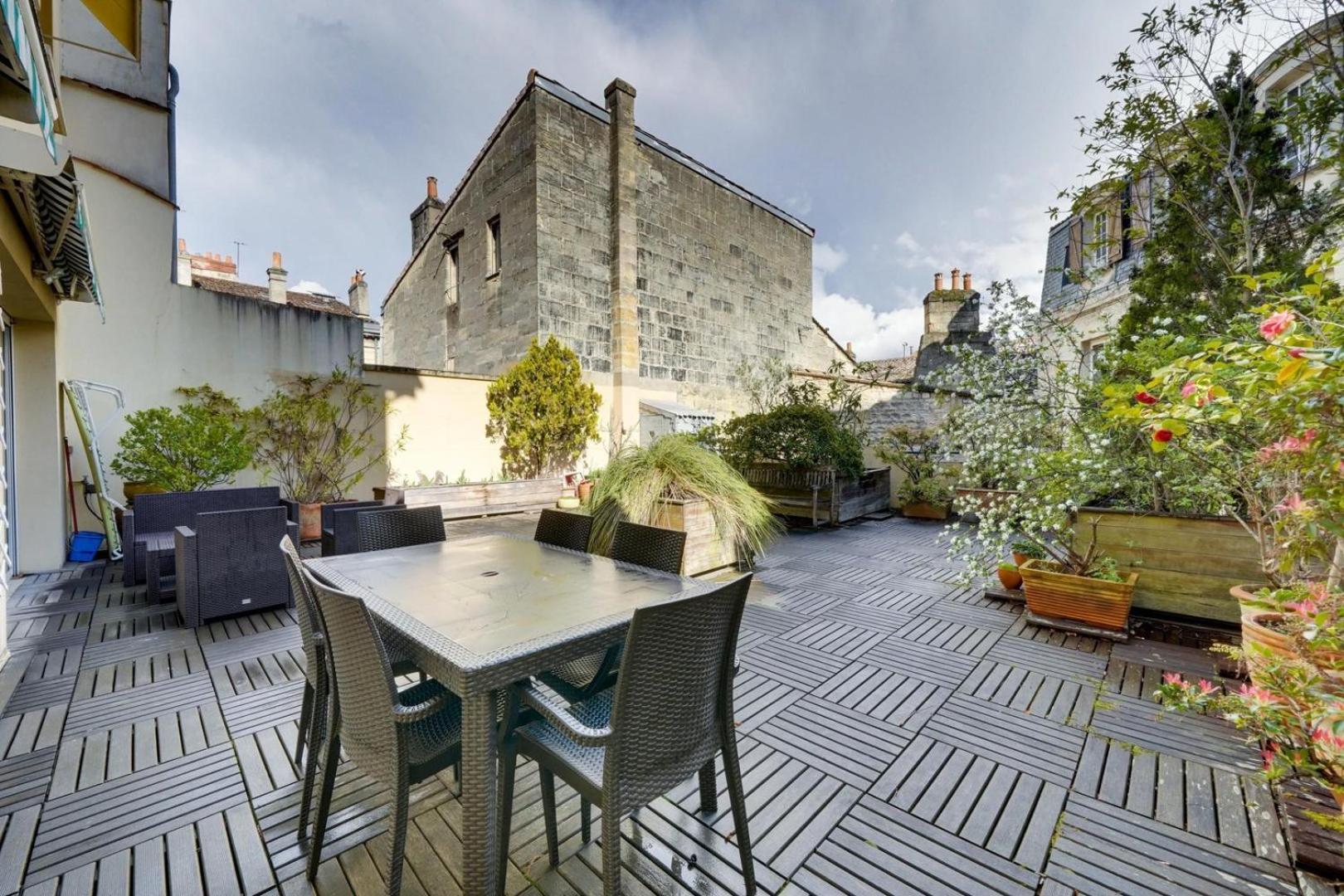 Lovely Apartment With Exceptional Terrace Bordéus Exterior foto