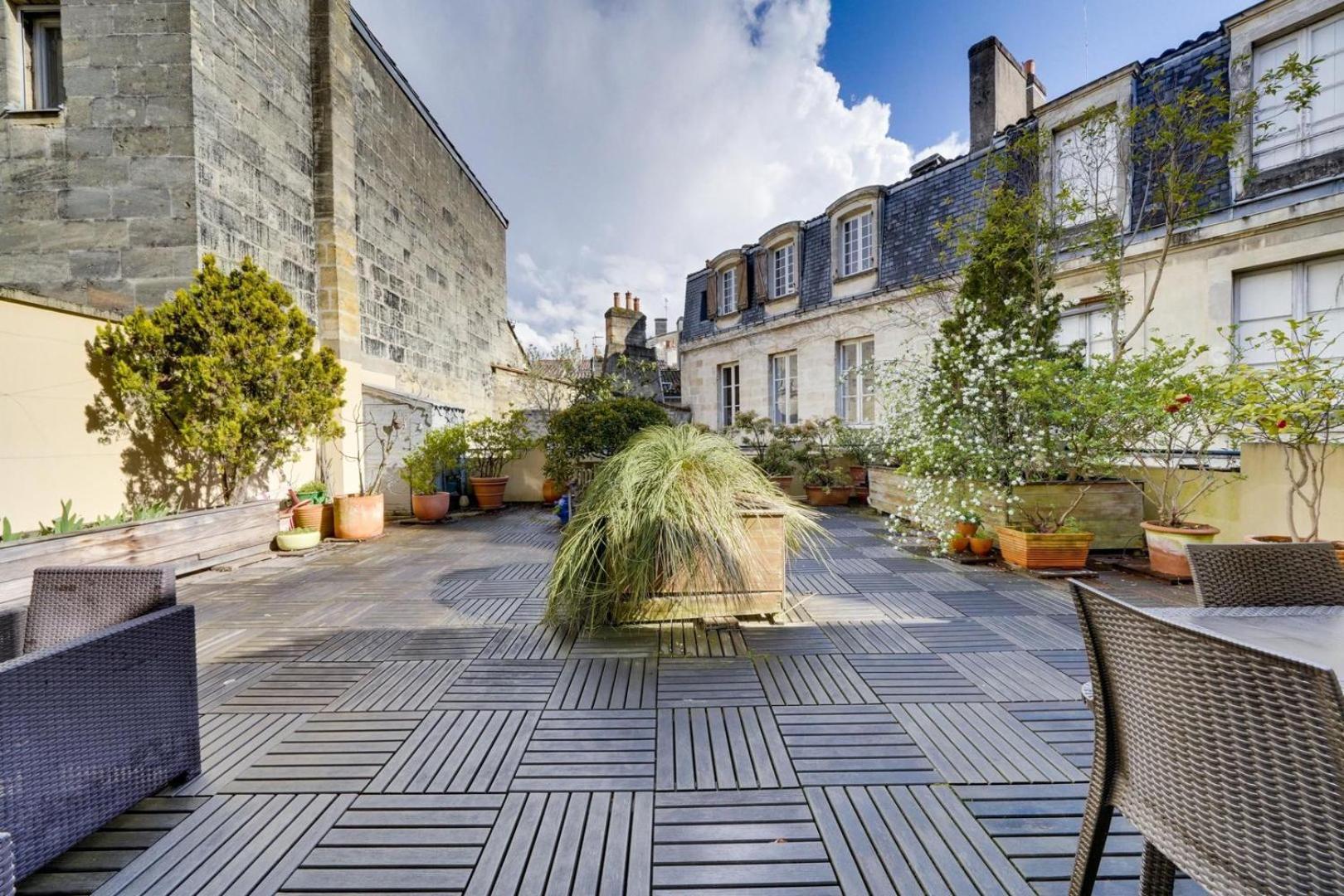 Lovely Apartment With Exceptional Terrace Bordéus Exterior foto